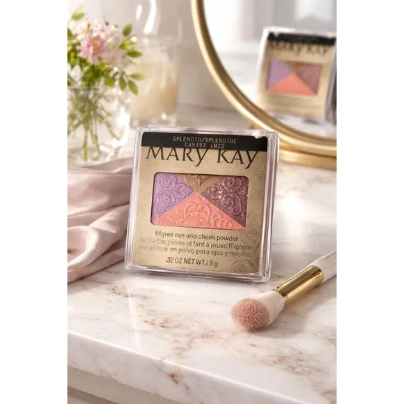 Mary Kay Filigree Eye And Cheek Powder Splendid Discontinued New - Picture 1 of 2